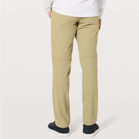 Lululemon ABC Pant Classic 32" Warpstream Straight Leg Pants Tofino Sand 34 - Picture 3 of 12
